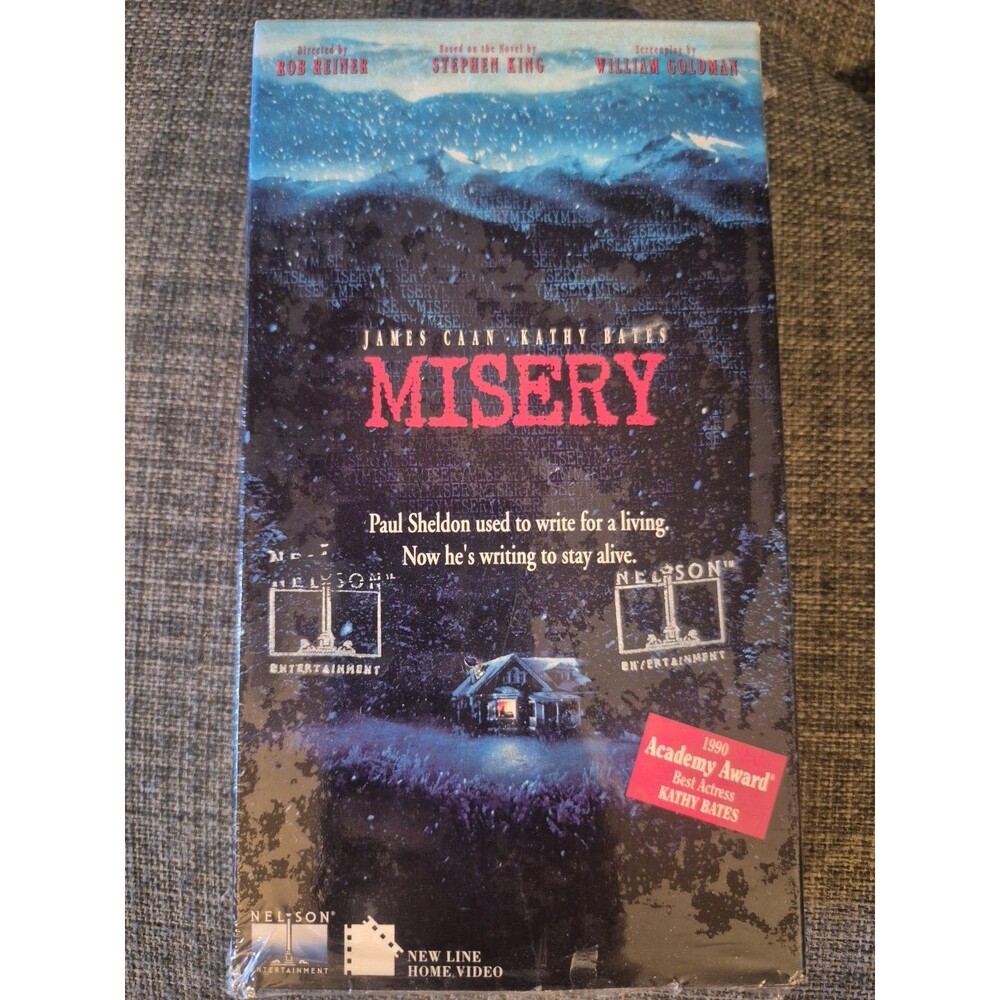 Misery (VHS, 1991) - Stephen King - Psychological Thriller Horror - Kathy Bates